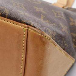 Pre Owned Louis Vuitton Brown Monogram Canvas Cabas piano Shoulder Bag