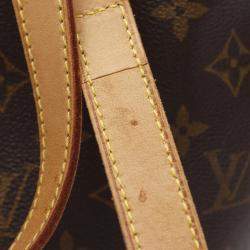 Pre Owned Louis Vuitton Brown Monogram Canvas Cabas piano Shoulder Bag