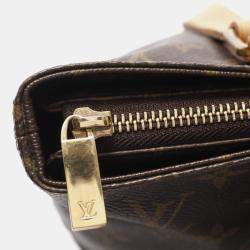 Pre Owned Louis Vuitton Brown Monogram Canvas Cabas piano Shoulder Bag