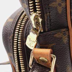 Pre Owned Louis Vuitton Brown Monogram Canvas Amazon Shoulder Bag