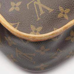 Pre Owned Louis Vuitton Bosphore PM Brown Monogram Canvas Shoulder Bag