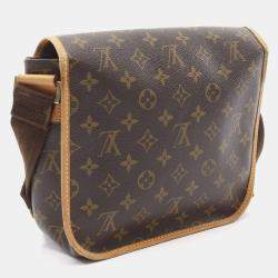 Pre Owned Louis Vuitton Bosphore PM Brown Monogram Canvas Shoulder Bag