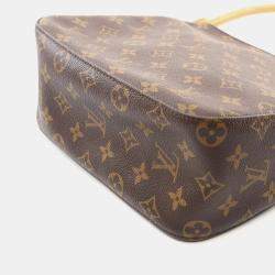 Pre Owned Louis Vuitton Looping MM Brown Monogram Canvas Shoulder Bag