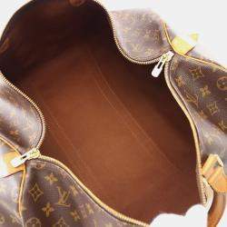 Louis Vuitton Keepall 50 Boston Travel Hand Bag  Monogram Leather