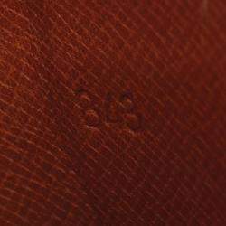 Pre Owned Louis Vuitton Cartouchiere MM Shoulder Crossbody Bag  Monogram Leather