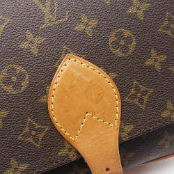 Pre Owned Louis Vuitton Cartouchiere MM Shoulder Crossbody Bag  Monogram Leather
