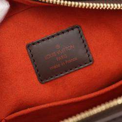 Pre Owned Louis Vuitton Sarria Brown Damier Ebene Canvas Handbag