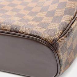 Pre Owned Louis Vuitton Sarria Brown Damier Ebene Canvas Handbag