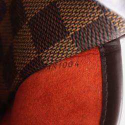 Pre Owned Louis Vuitton Sarria Brown Damier Ebene Canvas Handbag