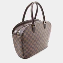 Pre Owned Louis Vuitton Sarria Brown Damier Ebene Canvas Handbag