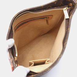 Pre Owned Louis Vuitton Looping GM Brown Monogram Canvas Shoulder Bag
