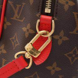 Pre Owned Louis Vuitton Retiro PM Hand Shoulder Crossbody Bag Monogram Coquelicot