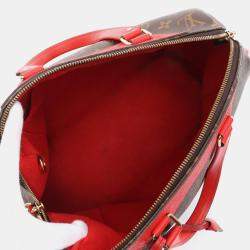 Pre Owned Louis Vuitton Retiro PM Hand Shoulder Crossbody Bag Monogram Coquelicot