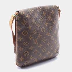 Pre Owned Louis Vuitton Mustette Salsa Long Strap Shoulder Crossbody Bag Monogram
