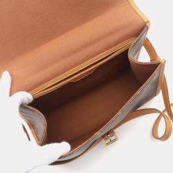 Pre Owned Louis Vuitton Bel Air 2Way Shoulder Handbag Monogram Brown