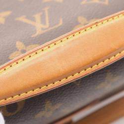 Pre Owned Louis Vuitton Bel Air 2Way Shoulder Handbag Monogram Brown