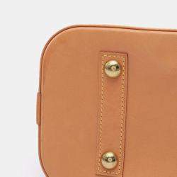 Pre Owned Louis Vuitton Alma Brown Monogram Canvas Top Handle Bag