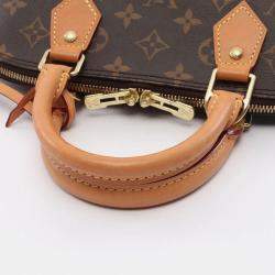 Pre Owned Louis Vuitton Alma Brown Monogram Canvas Top Handle Bag