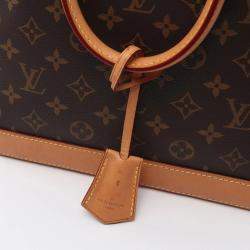 Pre Owned Louis Vuitton Alma Brown Monogram Canvas Top Handle Bag