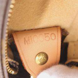 Pre Owned Louis Vuitton Looping GM Brown Monogram Canvas Shoulder Bag