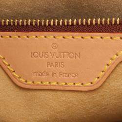 Pre Owned Louis Vuitton Looping GM Brown Monogram Canvas Shoulder Bag