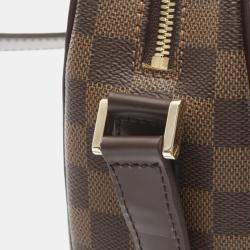 Pre Owned Louis Vuitton Ipanema GM Brown Damier Ebene Canvas Shoulder Bag