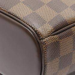 Pre Owned Louis Vuitton Ipanema GM Brown Damier Ebene Canvas Shoulder Bag