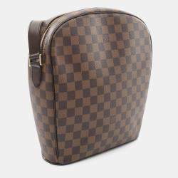 Pre Owned Louis Vuitton Ipanema GM Brown Damier Ebene Canvas Shoulder Bag