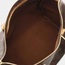 Louis Vuitton Speedy 35 Brown Monogram Canvas Handbag