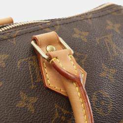 Louis Vuitton Speedy 35 Brown Monogram Canvas Handbag