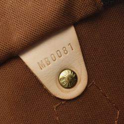 Louis Vuitton Speedy 35 Brown Monogram Canvas Handbag