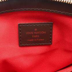 Pre Owned Louis Vuitton Verona PM Brown Damier Ebene Canvas Shoulder Bag