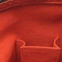 Pre Owned Louis Vuitton Looping GM Shoulder Bag Damier Canvas Ebene