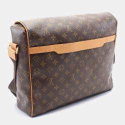 Pre Owned Louis Vuitton Abbesses Brown Monogram Canvas Messenger Bag