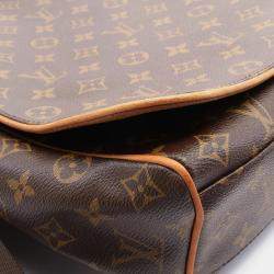 Pre Owned Louis Vuitton Abbesses Brown Monogram Canvas Messenger Bag