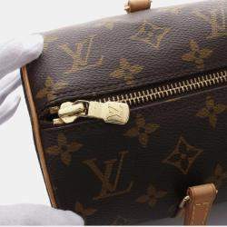 Louis Vuitton Papillon 30 Brown Monogram Canvas Shoulder Bag