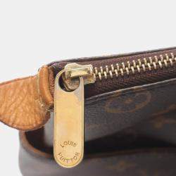 Pre Owned Louis Vuitton Totally MM Tote Shoulder Bag Monogram Leather Brown