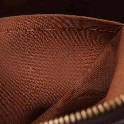 Pre Owned Louis Vuitton Totally MM Tote Shoulder Bag Monogram Leather Brown
