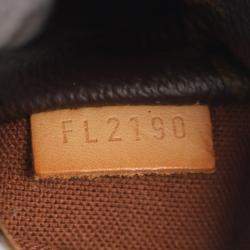 Pre Owned Louis Vuitton Totally MM Tote Shoulder Bag Monogram Leather Brown