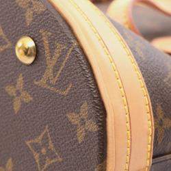 Pre Owned Louis Vuitton Bucket PM Brown Monogram Canvas Tote Bag