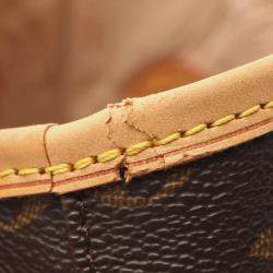 Pre Owned Louis Vuitton Bucket PM Brown Monogram Canvas Tote Bag
