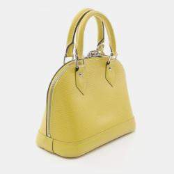 Louis Vuitton Alma Bb 2Way Shoulder Handbag  Epi Leather Pistache