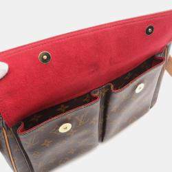 Pre Owned Louis Vuitton Viva Cite GM Brown Monogram Canvas Shoulder Bag