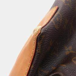 Pre Owned Louis Vuitton Wilshire PM Brown Monogram Canvas Tote Bag