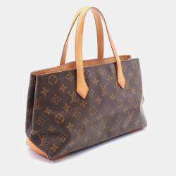 Pre Owned Louis Vuitton Wilshire PM Brown Monogram Canvas Tote Bag
