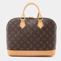 Louis Vuitton Alma PM Hand Bag  Monogram Leather Brown