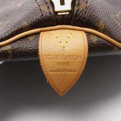 Louis Vuitton Keepall 50 Travel Hand Bag  Monogram Leather Brown