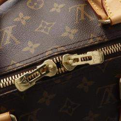 Louis Vuitton Keepall 50 Travel Hand Bag  Monogram Leather Brown