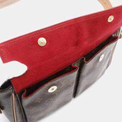 Pre Owned Louis Vuitton Viva Cite GM Brown Monogram Canvas Shoulder Bag
