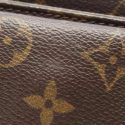 Pre Owned Louis Vuitton Viva Cite GM Brown Monogram Canvas Shoulder Bag